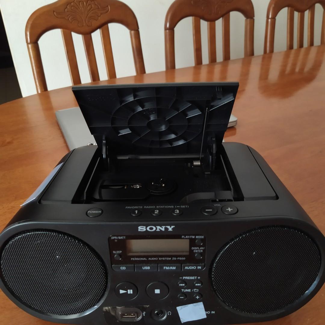 Sony CD Radio combo boombox (usb), Audio, Portable Music Players on
