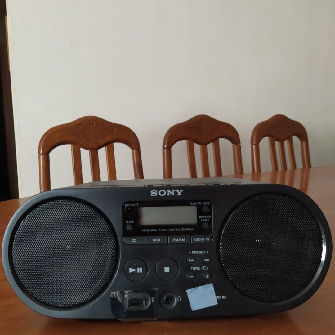 Sony CD Radio combo boombox (usb), Audio, Portable Music Players on