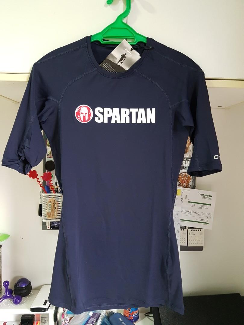 Spartan compression top, Men's Fashion, Tops & Sets, on Carousell