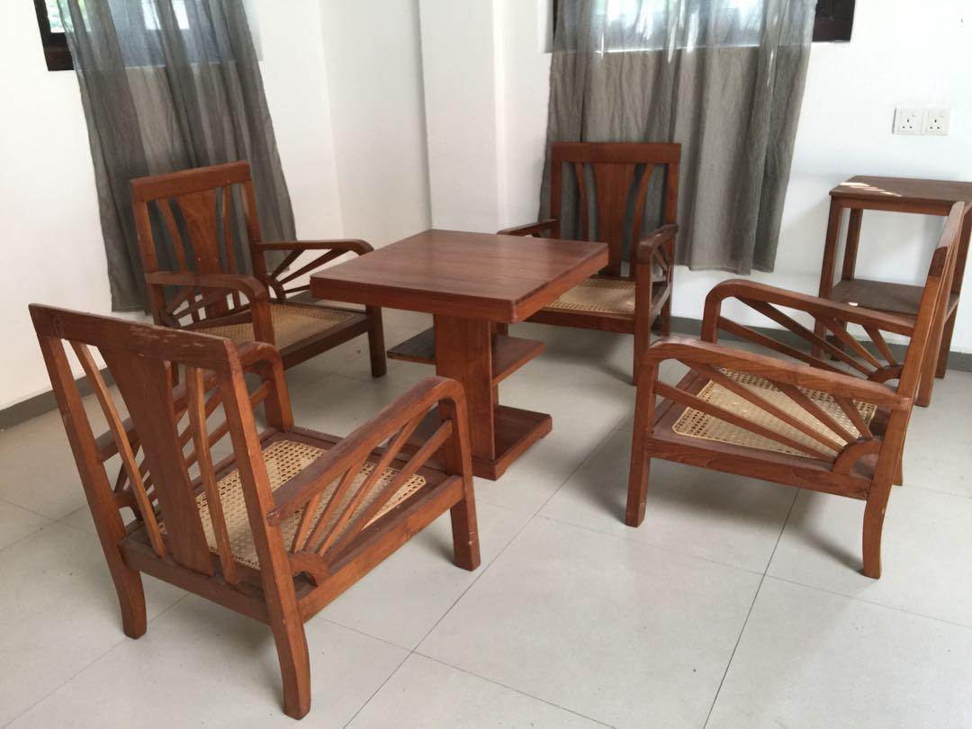 Burma top teak sofa