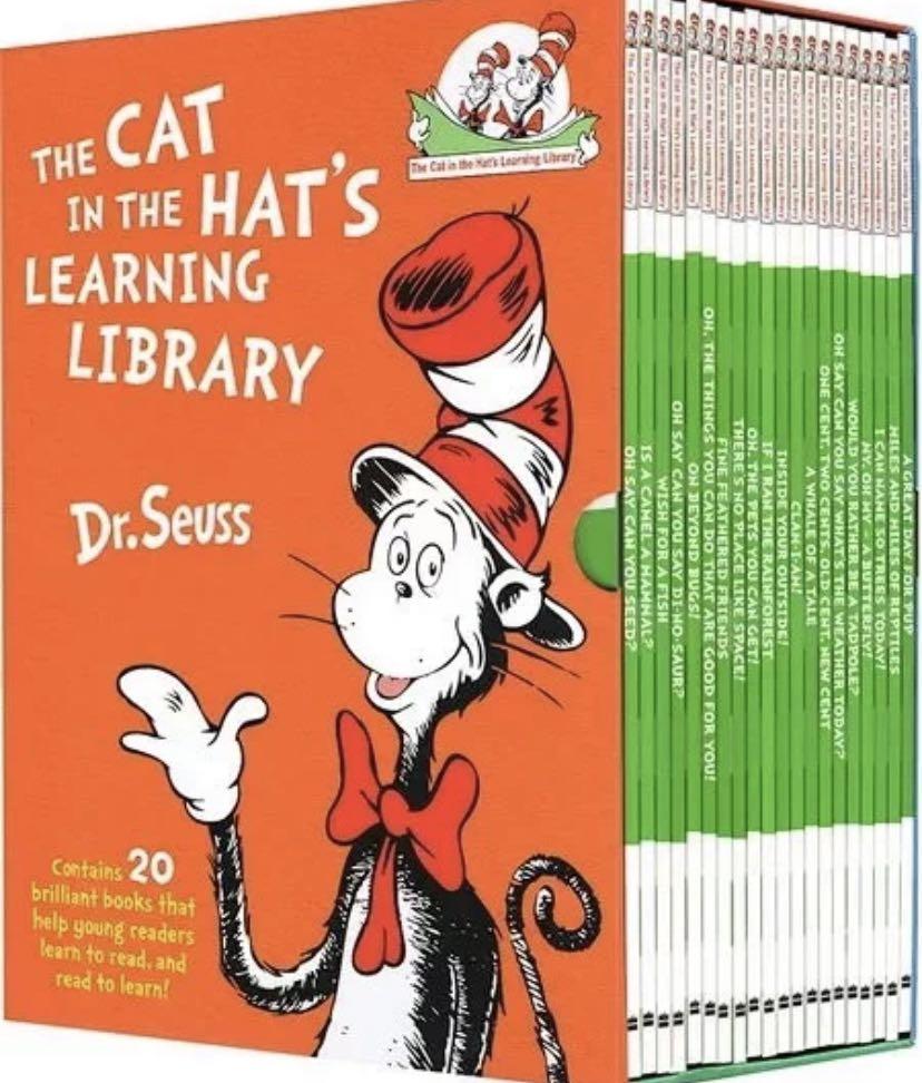 The Cat In The Hat Learning Library Dr Seuss Books Stationery Children S Books On Carousell