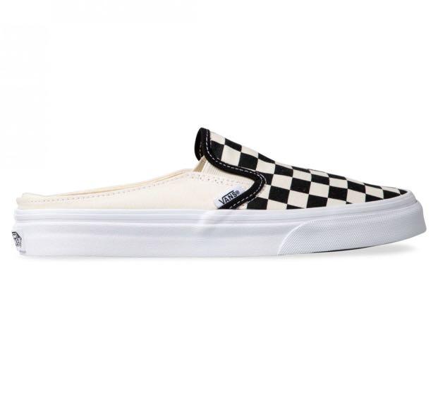 van slip on mule