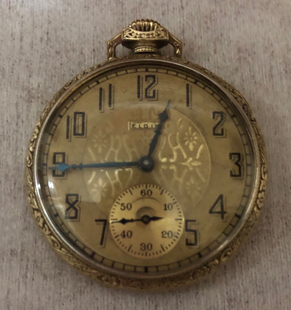 Vintage 1920s Elgin Men s 12s Pocket Watch Green Gold Filled. Women s Fashion Jewelry Organisers Precious Stones on Carousell