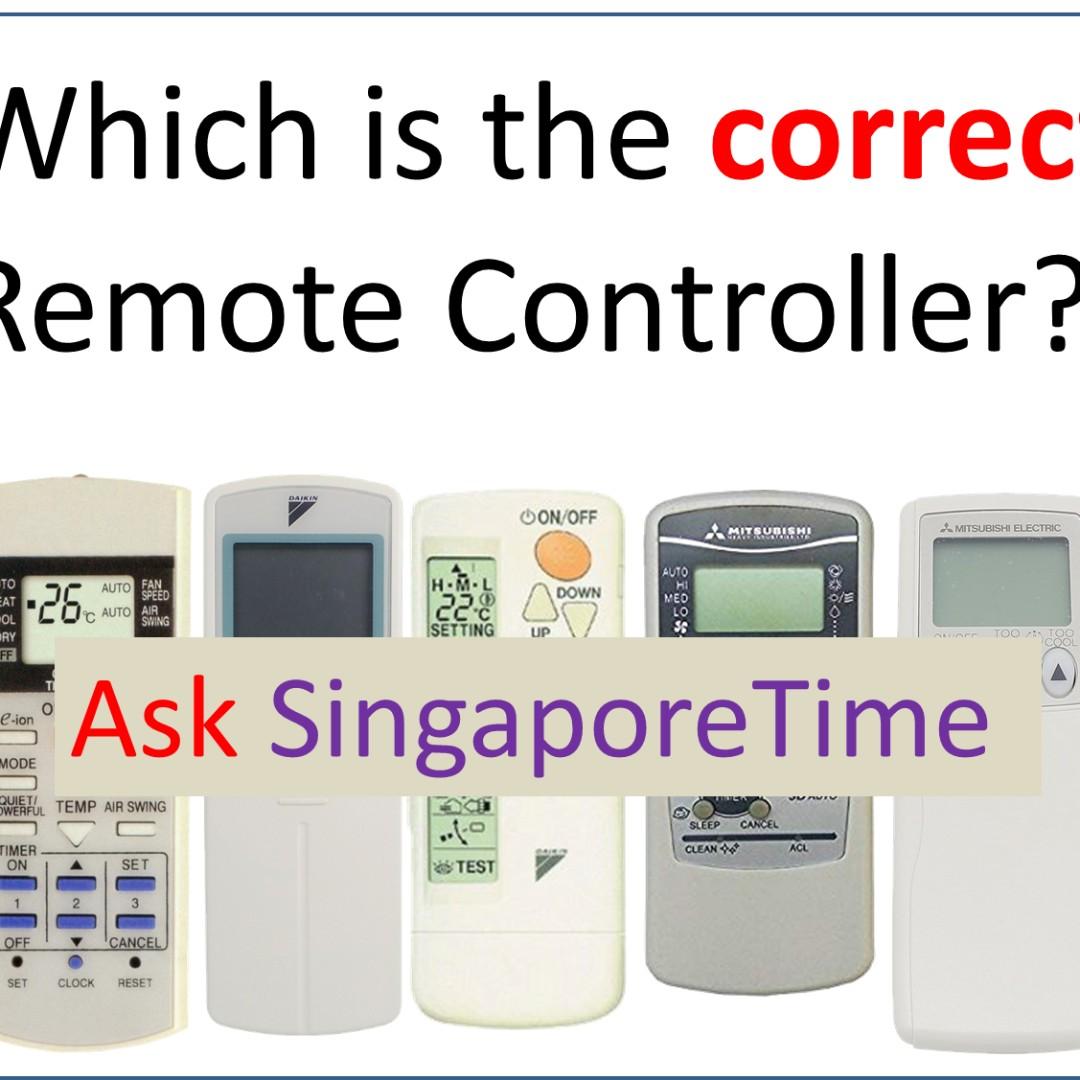 Which Is The Correct Remote Controller For Me Home Appliances Cooling Air Care On Carousell