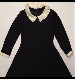 Black Collared Dress (Wednesday Addams)