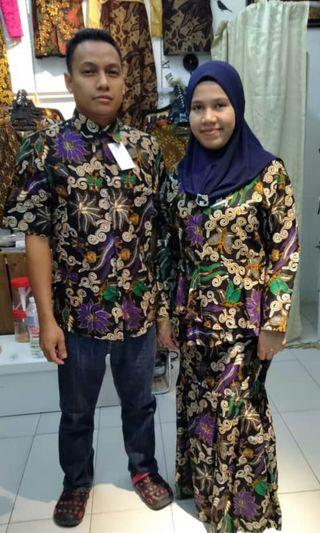 Batik kemeja couple set