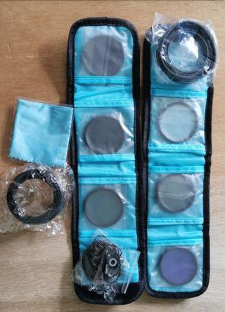 Professional Camera UV CPL FLD Lens Filters Kit and Altura Photo ND Neutral Density Filter Set Photography Accessories 52mm