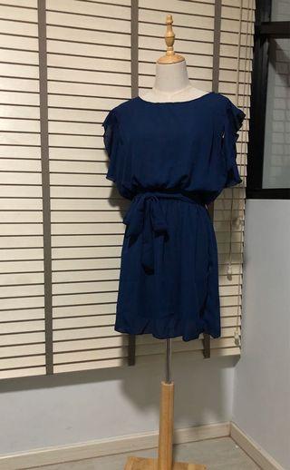Navy Blue Short Dress