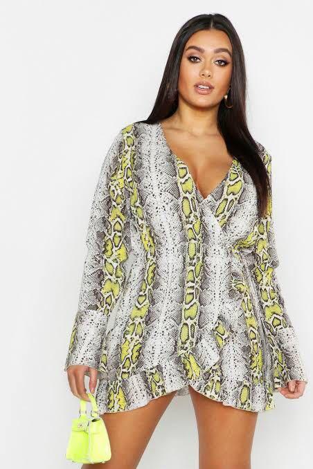 3 X New Plus Size Boohoo Leopard Print Dress Size 20 Size 18