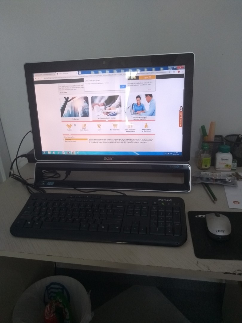 Acer Aspire Z3771 inbuilt CPU, Computers & Tech, Parts & Accessories ...