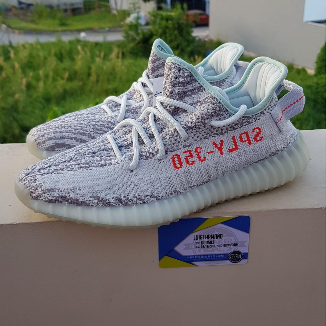 Adidas Yeezy Boost Kanye West 350 V2 Blue Tint Gray Three