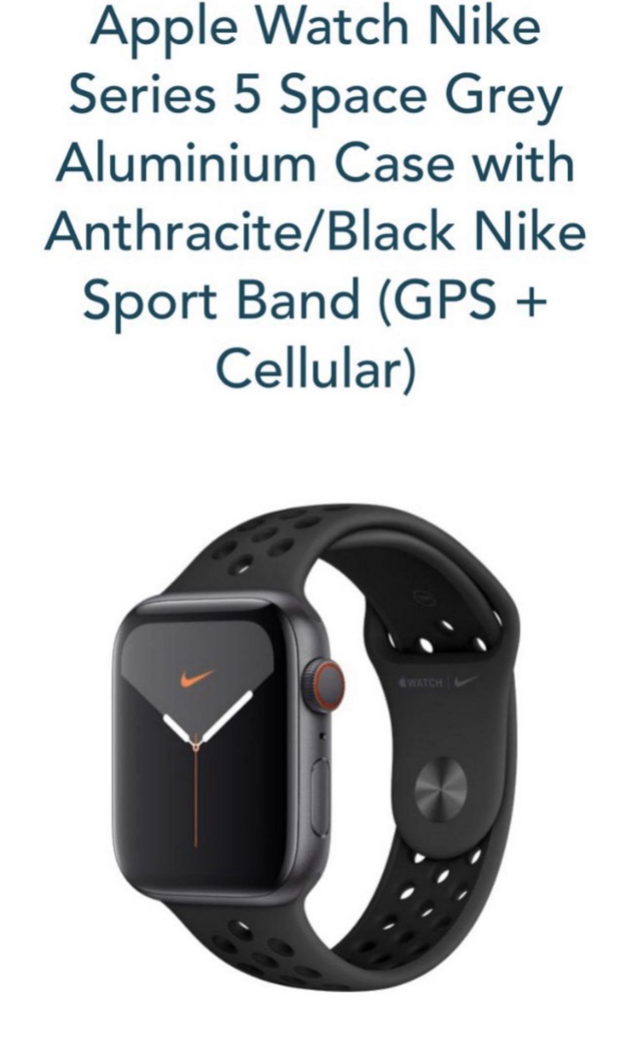Apple Watch Series 5 Nike Version 44mm Limited Edition Electronics Others On Carousell