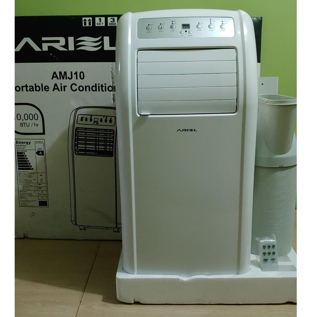 Ariel Portable Aircon Amj10 1hp Tv Home Appliances Air Conditioning And Heating On Carousell