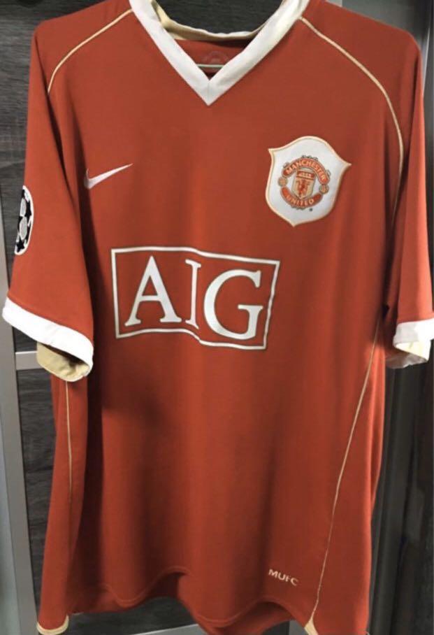 Authentic Manchester United Ronaldo Jersey Sports Sports Apparel On Carousell