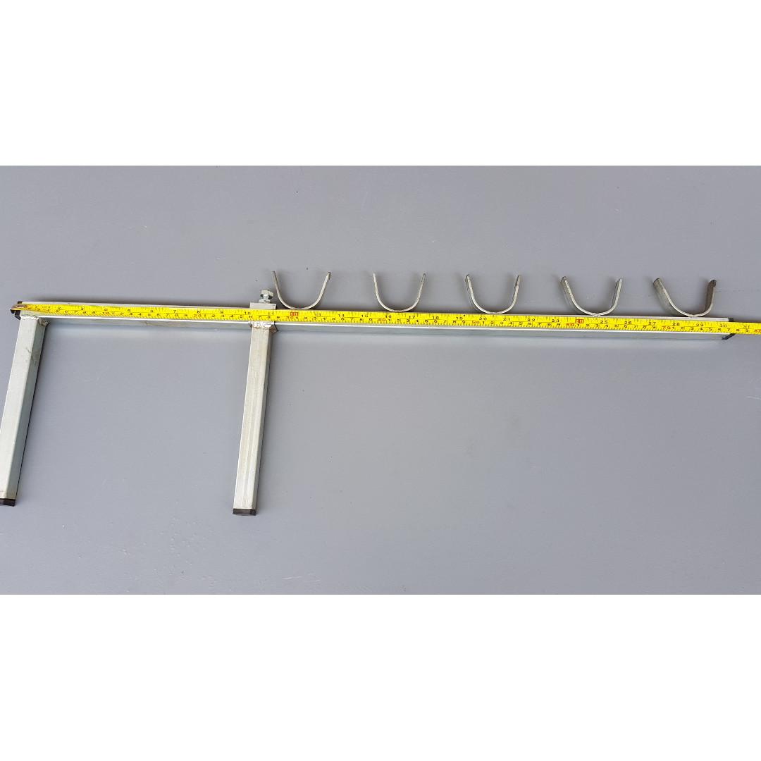 Bamboo pole holder Detachable, adjustable & lightweight, Furniture & Home Living, Home