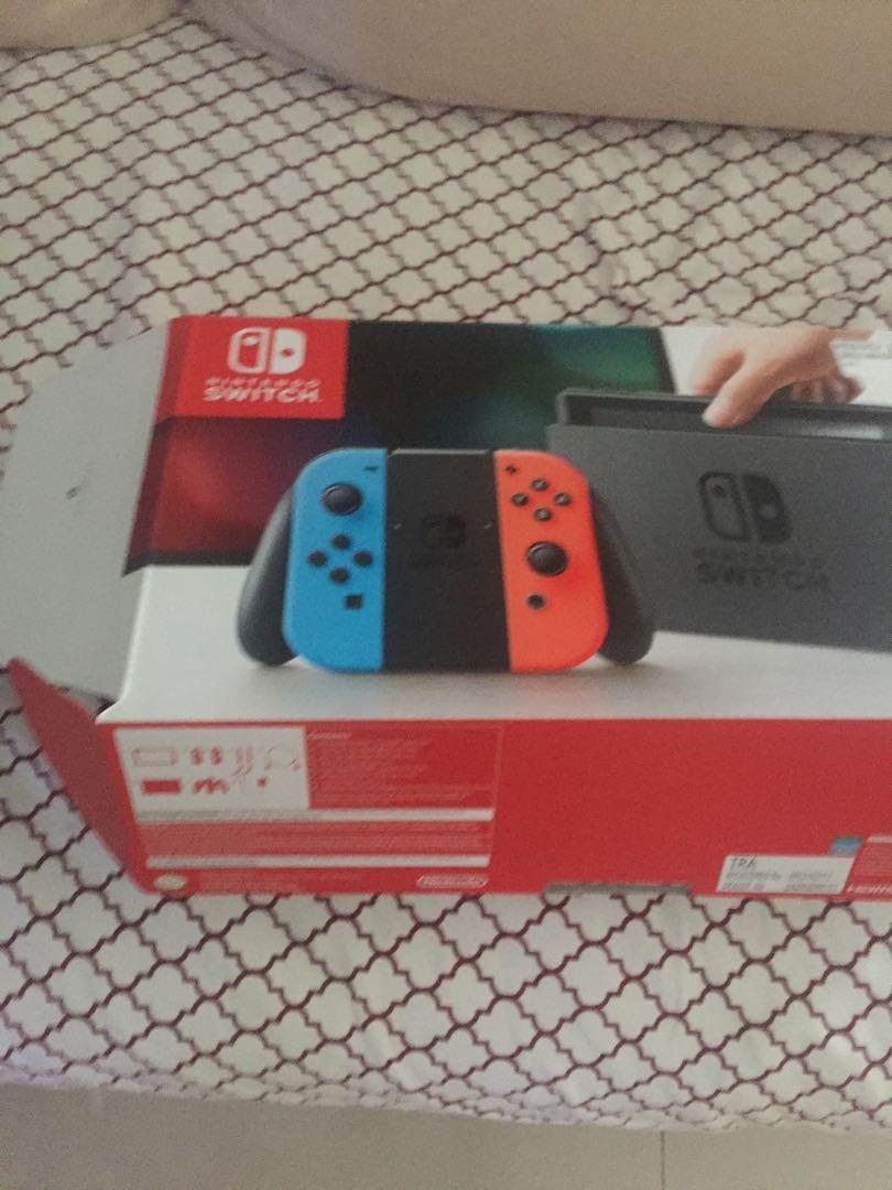 Bintendo Switch (Category: Nintendo) located in Shah Alam. Submitted by jelly_slime (Listing ID 259353885, Image 2). Description: Nintendo Switch Console plus Pokken Tournament Game Mario Cart deluxe 8 Game Orignal (All in the plastic case) Warranty Still Valid until 2020 5 monthhs old old .