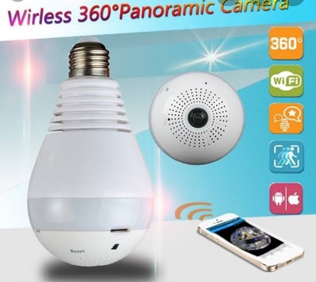 CCTV Camera Bulb, Furniture & Home Living, Security & Locks, Security