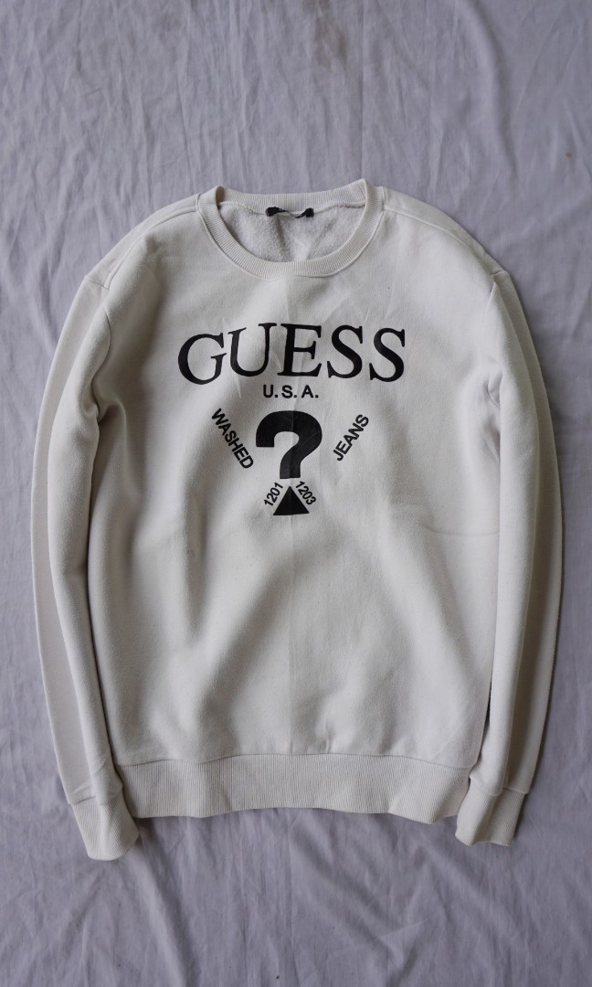Harga crewneck guess hot sale original
