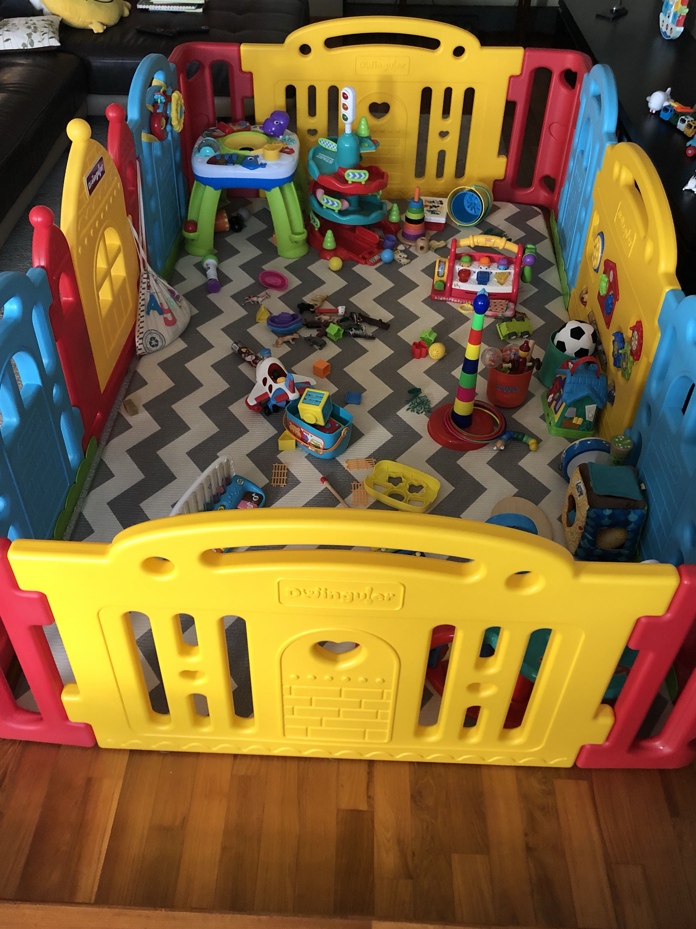 dwinguler rainbow castle kids play room