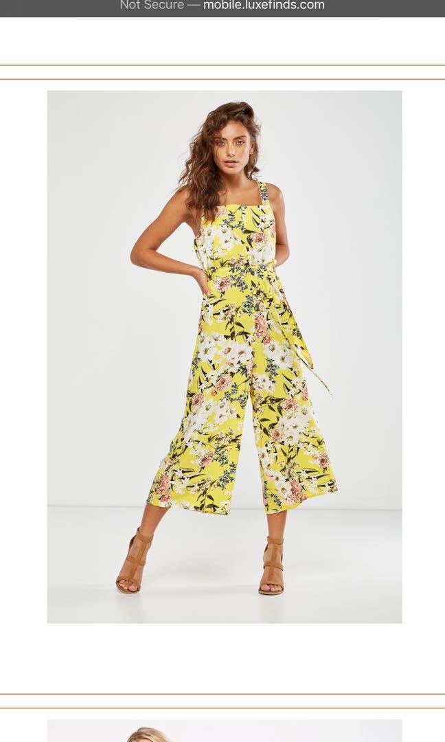 Quiz discount yellow jumpsuit