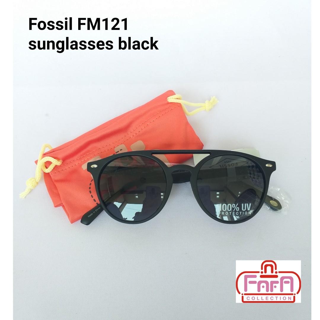 Fossil FM121 sunglasses black, Fesyen