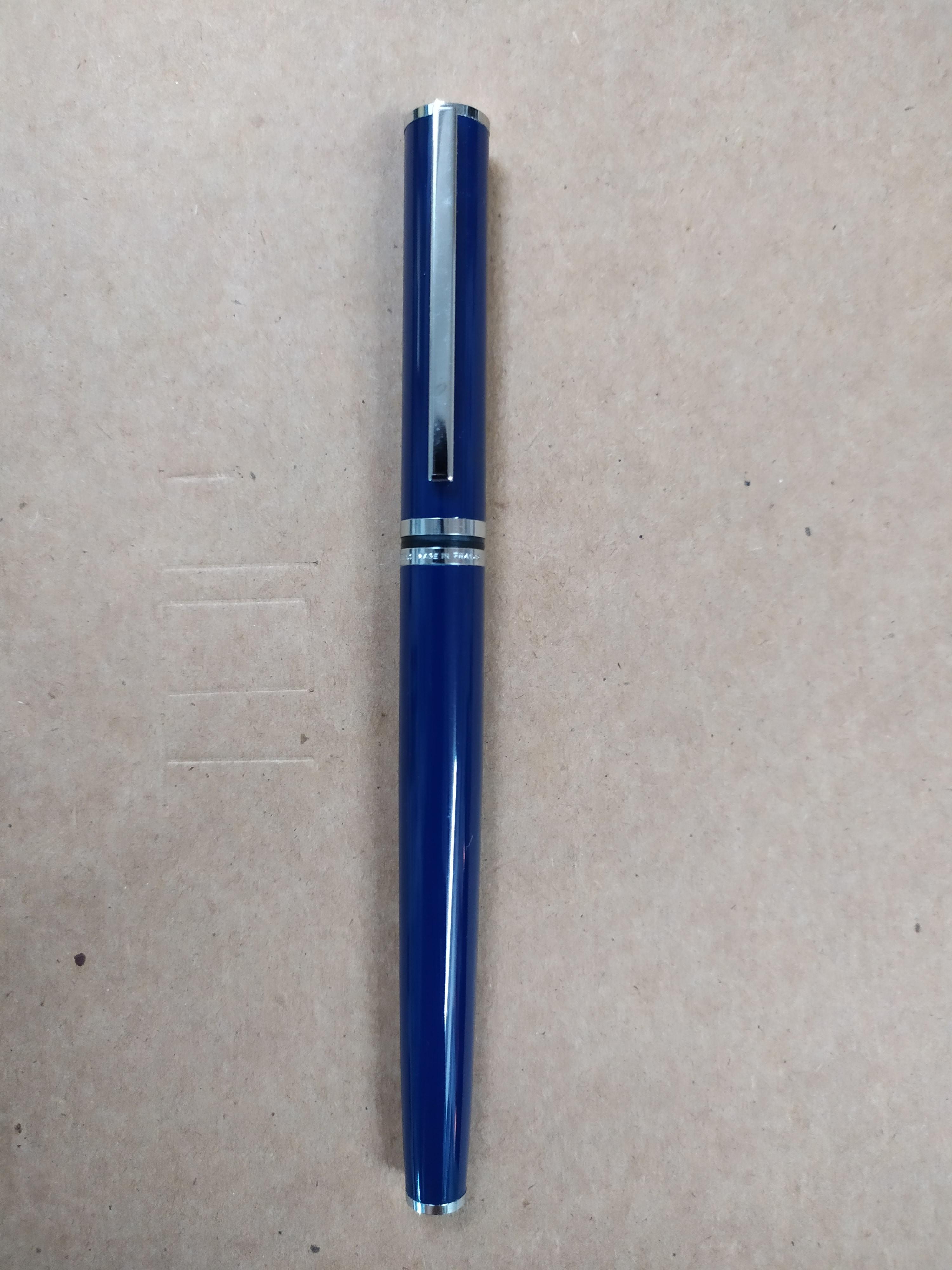Stylo Roller Waterman Master Laqué Bleu Métallisé - Neuf De Stock (NOS) - Prestige