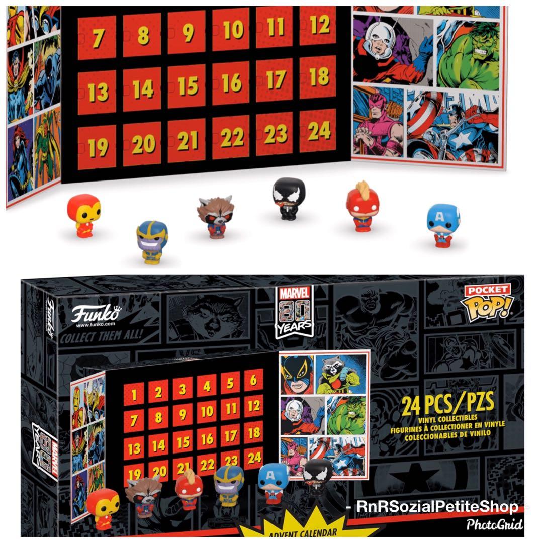 marvel pop advent calendar 2019