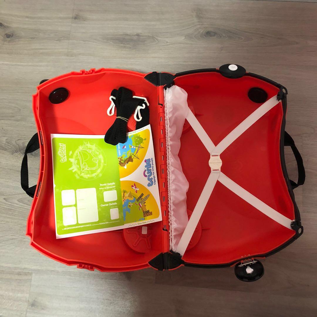 Valise à Enfiler Trunki – Coccinelle Rouge – Occasion Avec Signes D'usure