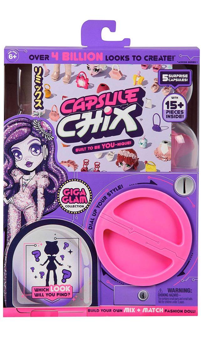 Capsule Chix MO59202 Ctrl+Alt+Magic Style Doll, 4.5