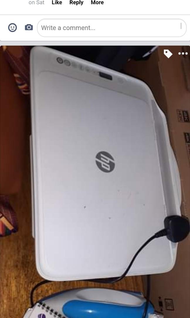 HP Printer (Category: Computer Parts) located in Kuala Lumpur. Submitted by sweeya (Listing ID 259413614, Image 1). Description: Almost new.