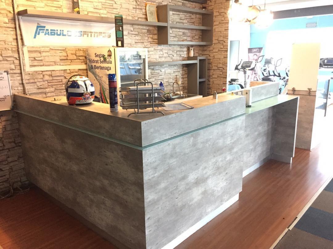 kaunter pejabat kedai makan meja bar restaurant cafe, Furniture & Home