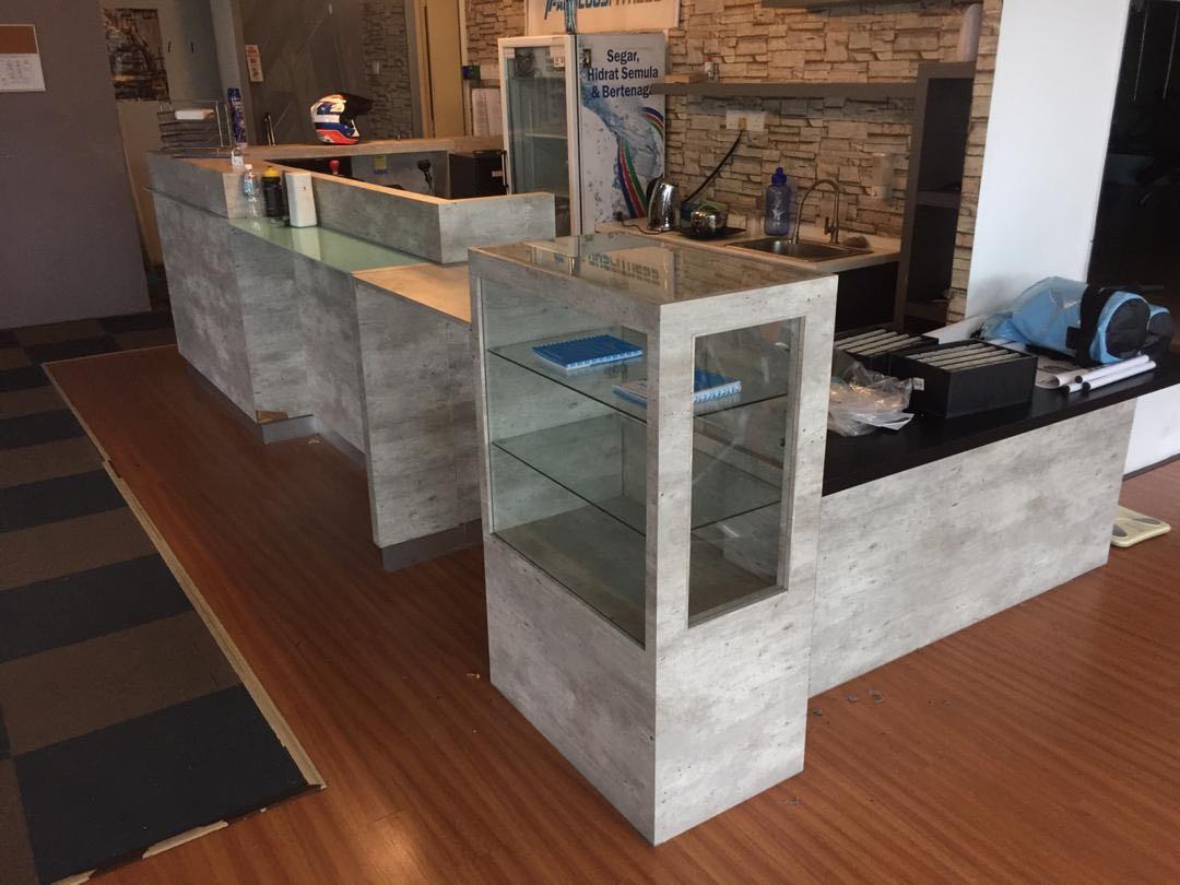 kaunter pejabat kedai makan meja bar restaurant cafe, Furniture & Home