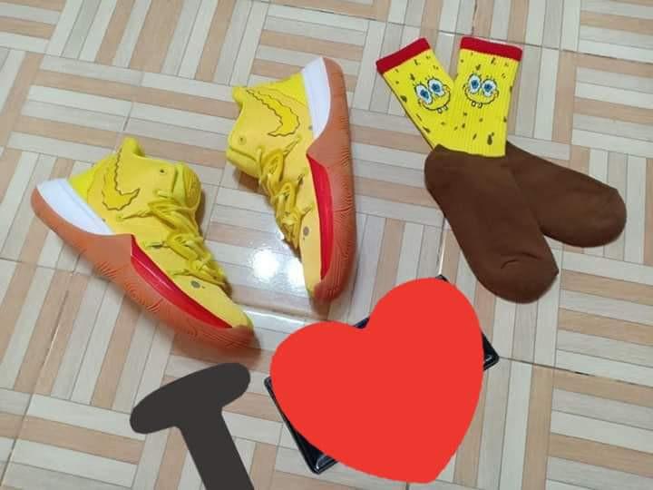 Spongebob socks shop kyrie
