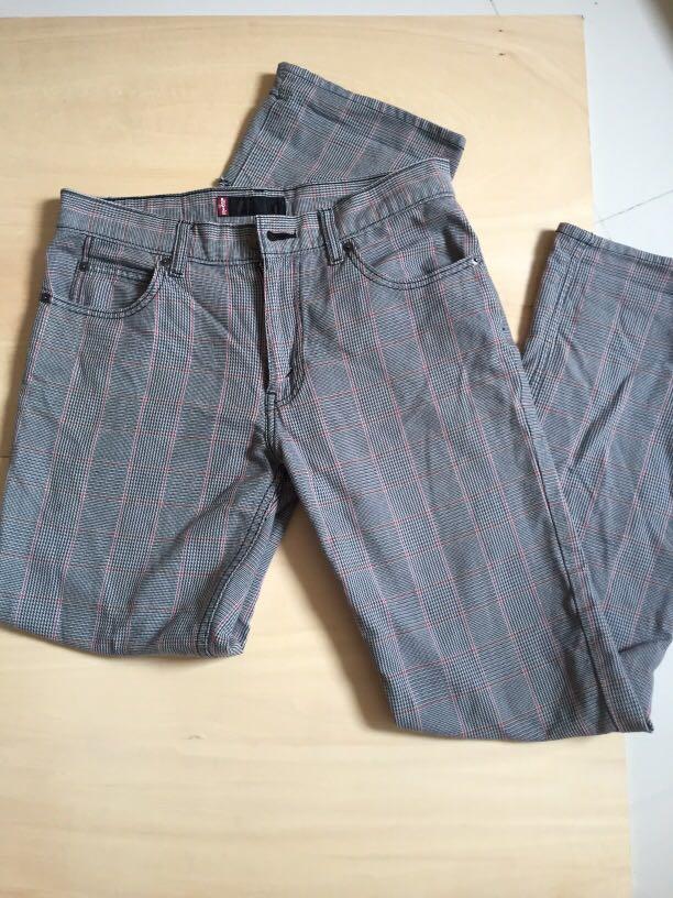 levis checkered pants