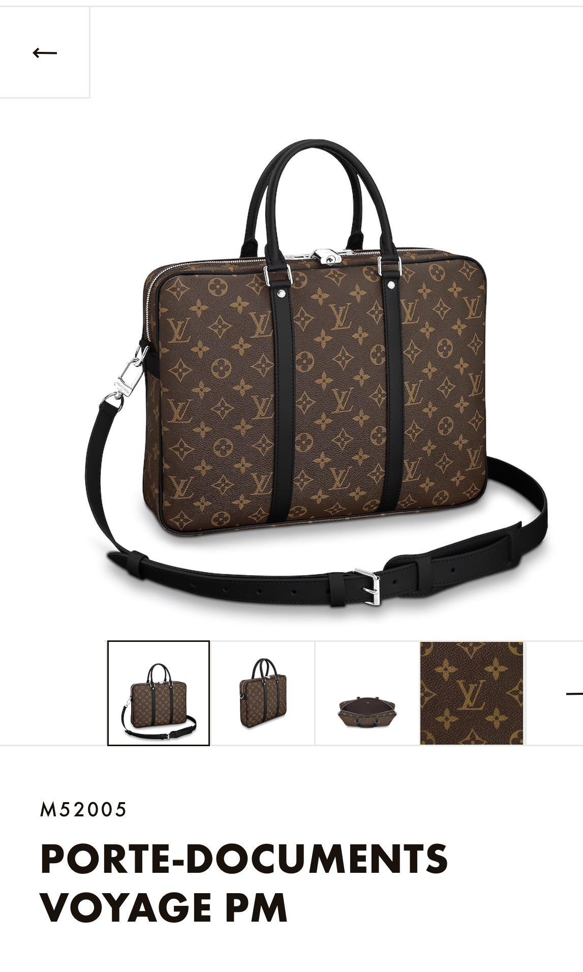 Louis Vuitton Porte-Documents Voyage PM (Damier Graphite Canvas), Luxury,  Bags & Wallets on Carousell