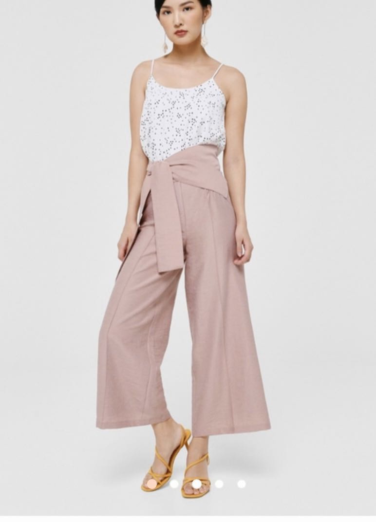 Pink tie pants Clearance
