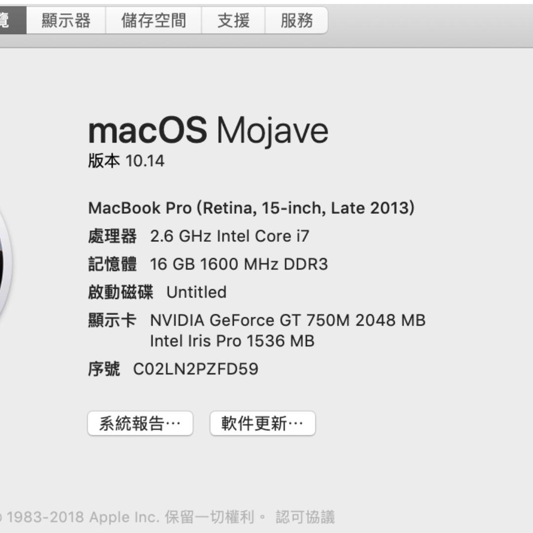 Macbook Pro 15inch Cpu 4core I7 2 6 16gb 512ssd 2g Display 電子產品 電腦 平板電腦 Carousell