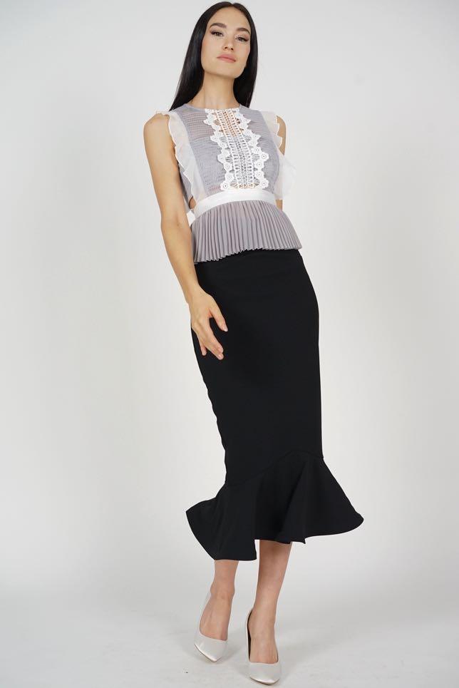 dkny peplum top