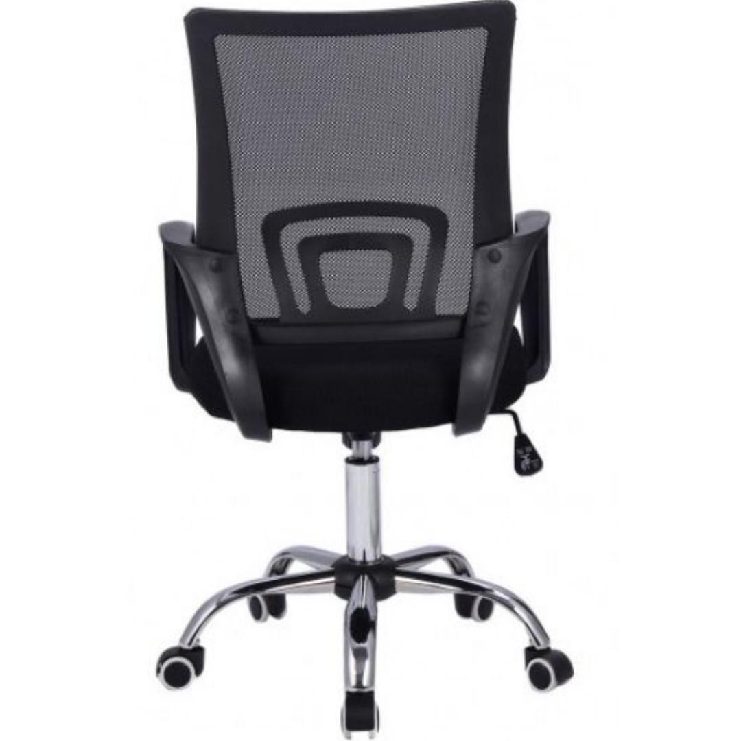 Mid Back Mesh Ergonomic Computer Desk Office Chair, Black, Furniture