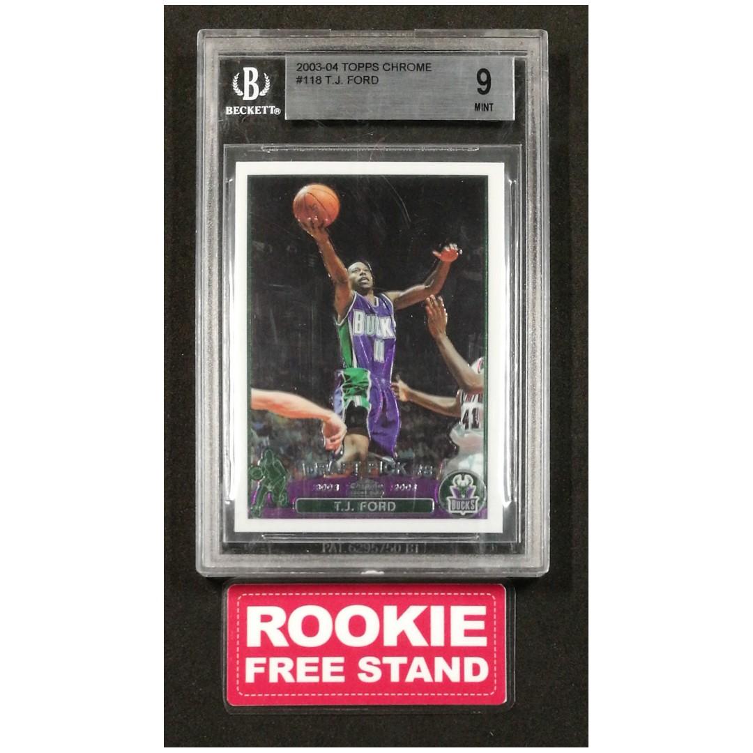 Nba Basketball Card 2003 T J Ford Rookie 118 Bgs 9 Chrome Toys Games Board Games Cards On Carousell