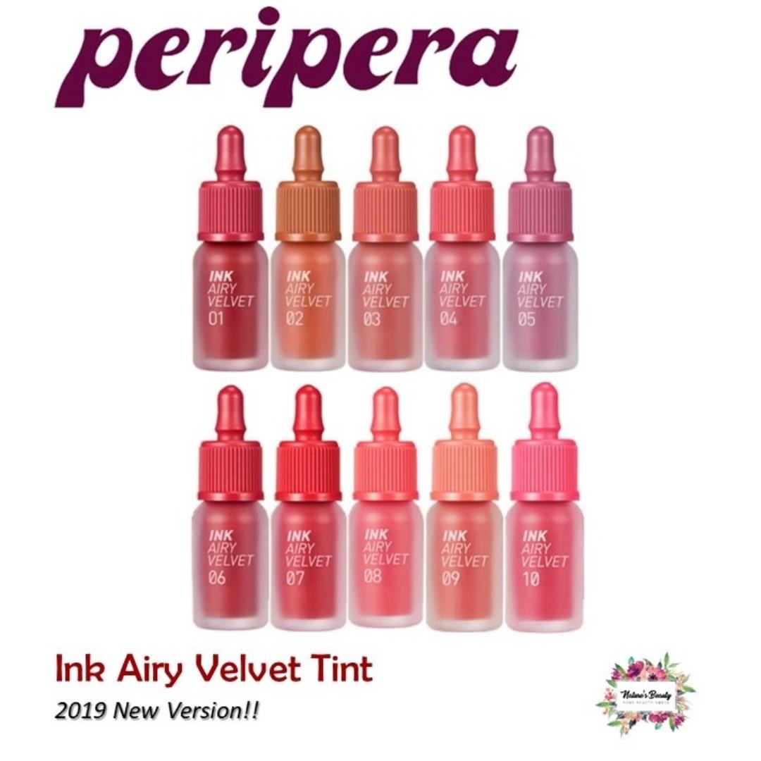 New 19 Version Peripera Ink Airy Velvet Tint 4g Free Delivery Health Beauty Makeup On Carousell