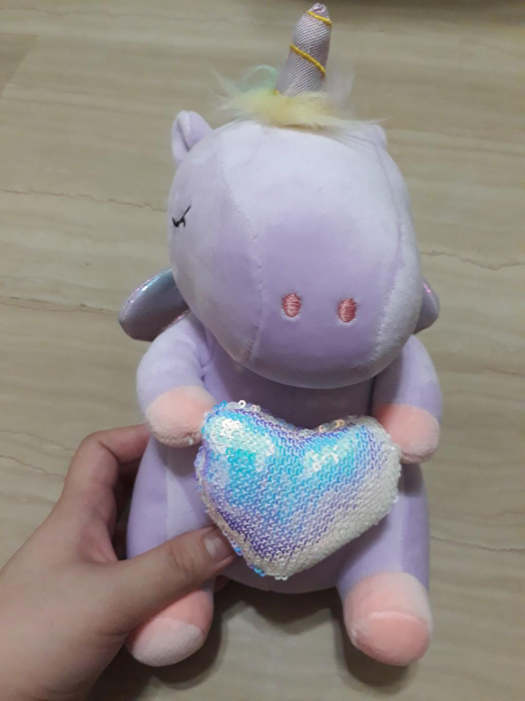 unicorn sequin toy
