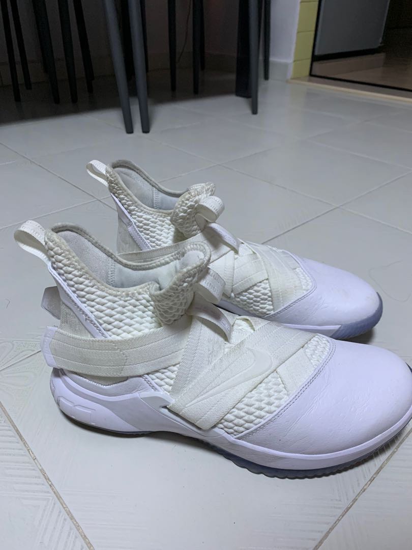 Nike LeBron Soldier 12 “Triple White”, Men's Fashion, Footwear, Sneakers on  Carousell