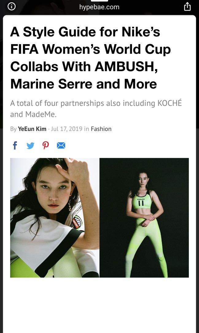 nike ambush sports bra