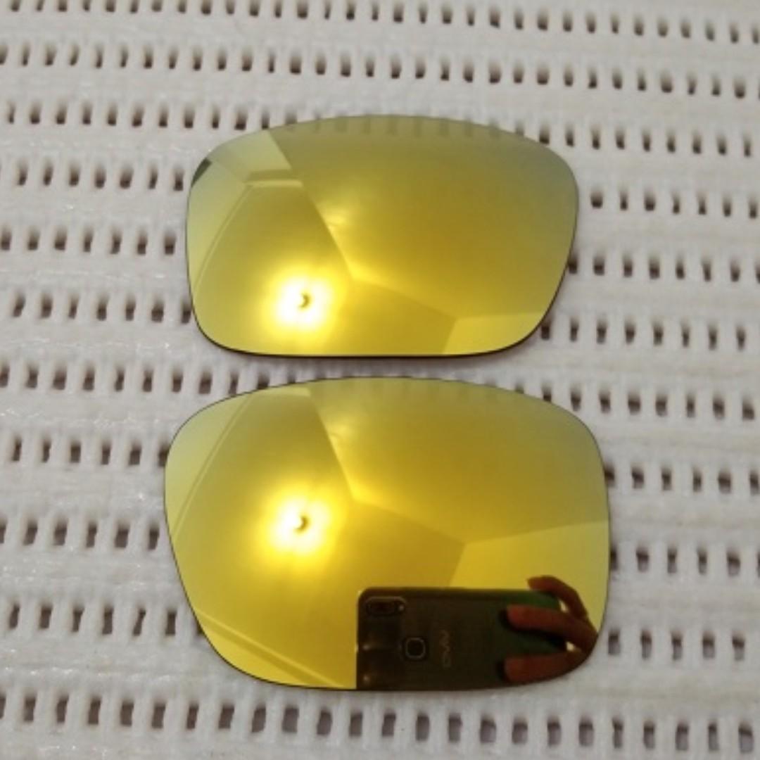 Oakley Turbine Replacement Lenses 24K Gold Polarized, Women's Fashion, Watches & Accessories