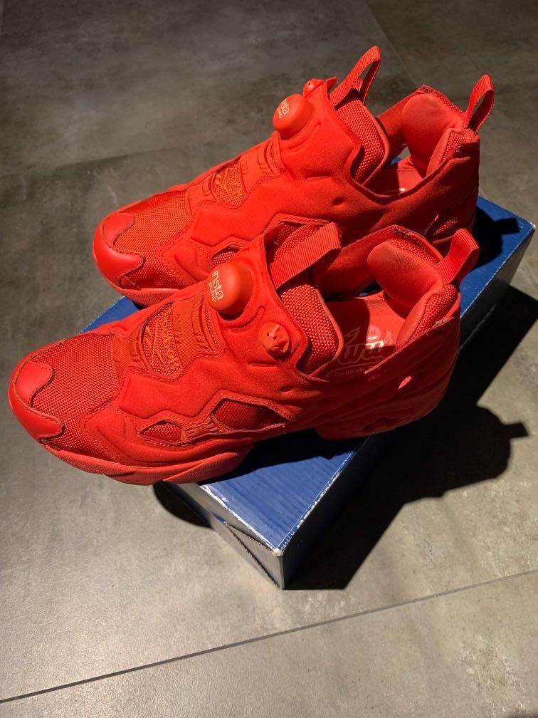 Reebok pump fury red clearance