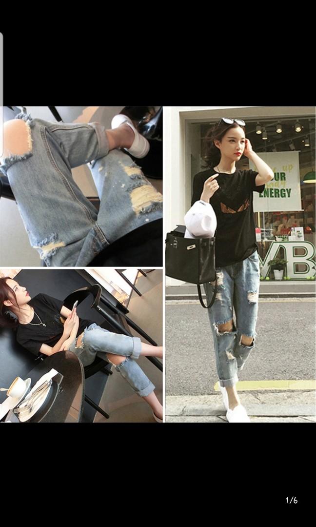 loose fit plus size jeans