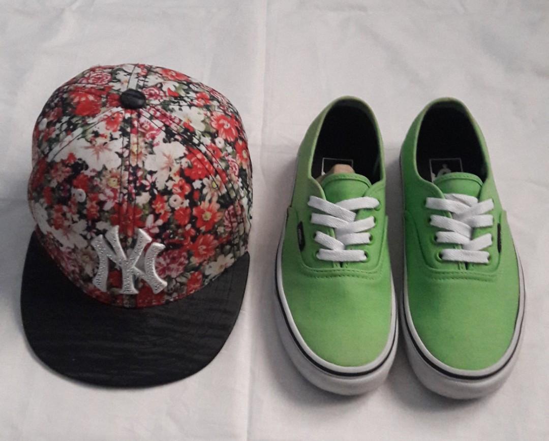 vans cap kids Green