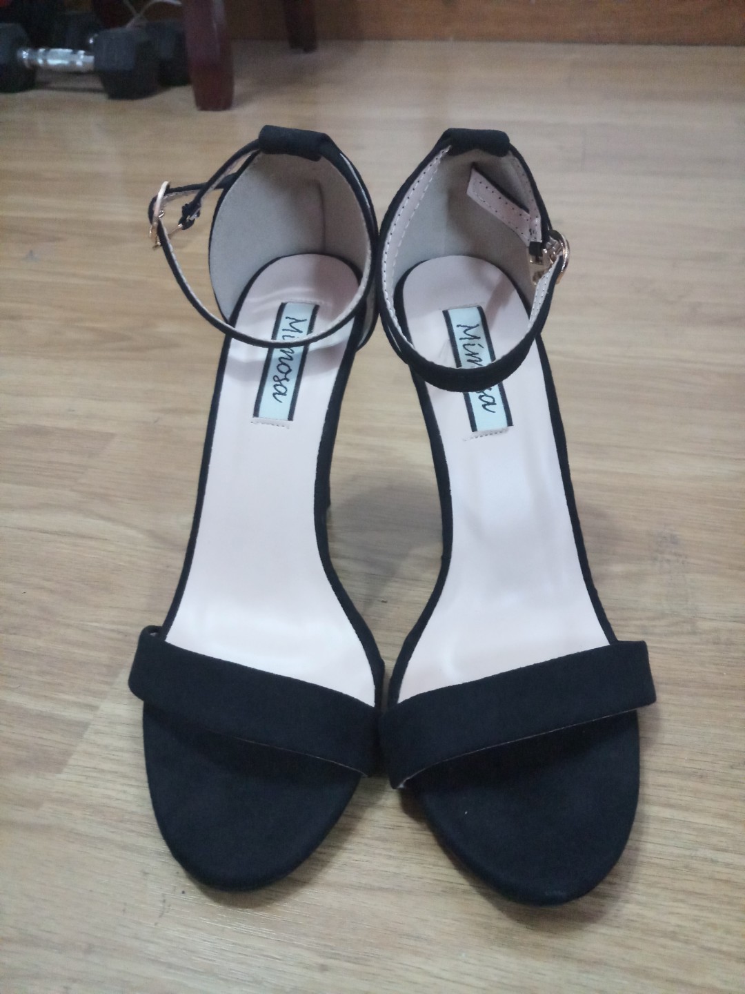 classy black high heels