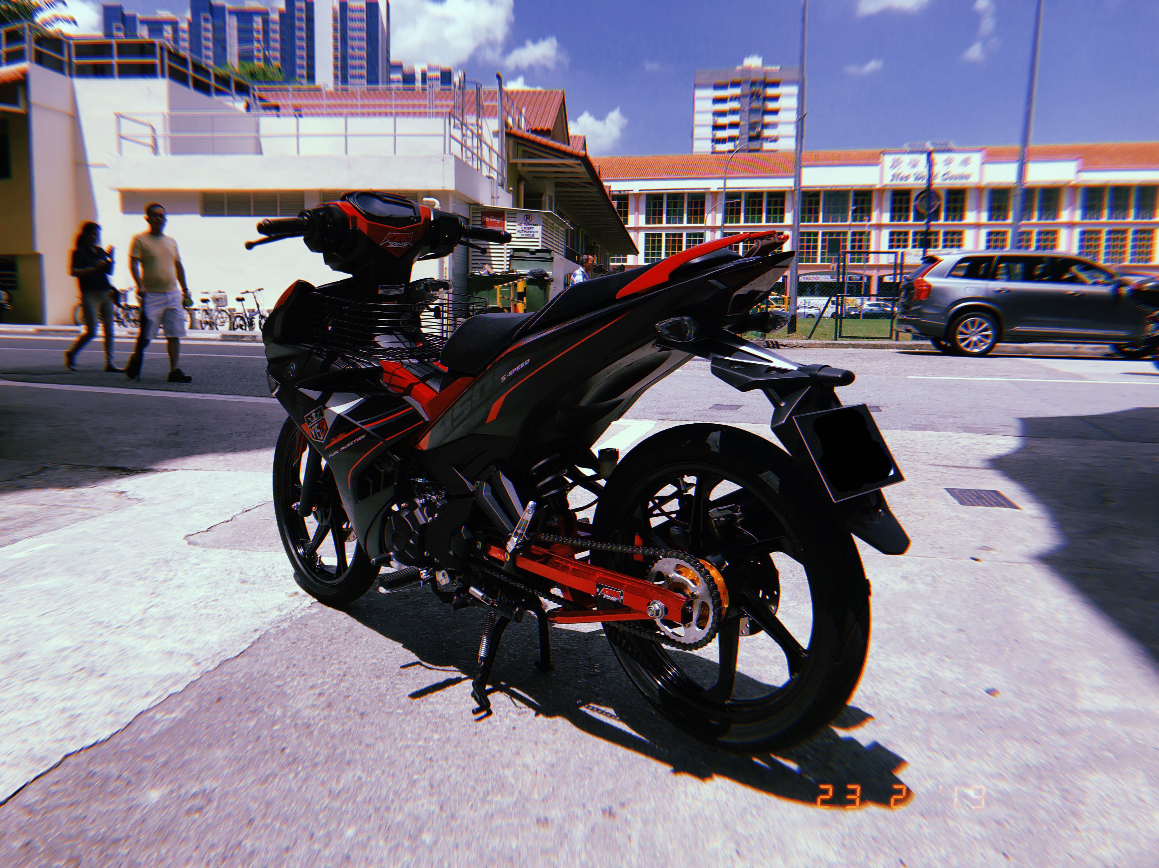 Sniper Coverset Merah Robot Motorcycles Motorcycle Accessories On Carousell